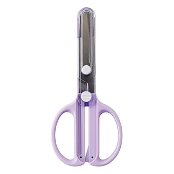 Amazon.co.jp: クツワ はさみ キャップ一体こどもハサミ
